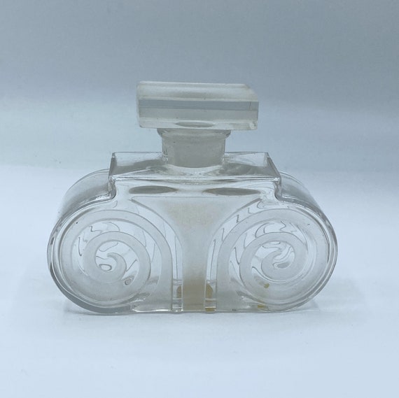 Antique Art Deco French Lentheric Miracle Clear &… - image 3