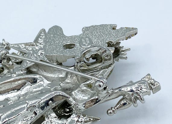 Kirks Folly 2000 Silver-tone Rhinestone & Enamel Wizard Stars Sun