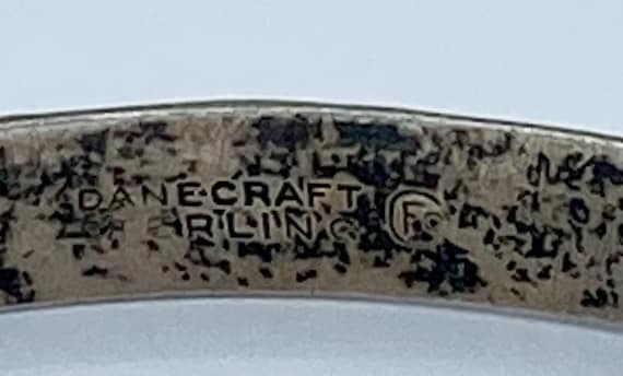 Vintage Felch Co/Danecraft Sterling Bangle Bracel… - image 3
