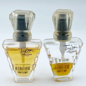 2 Tresor by Lancome 5ml Mini Eau de Parfum Spray 1 Full 1 Near Empty