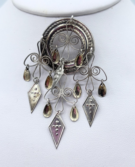 Siver Brooch, Sterling Silver Brooch, Silver Jewelry, Silver