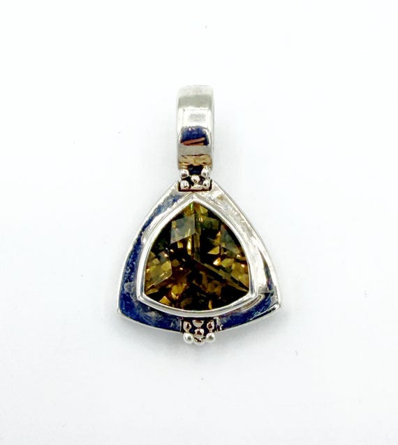Michael Dawkins Sterling & Smokey Quartz Pendant
