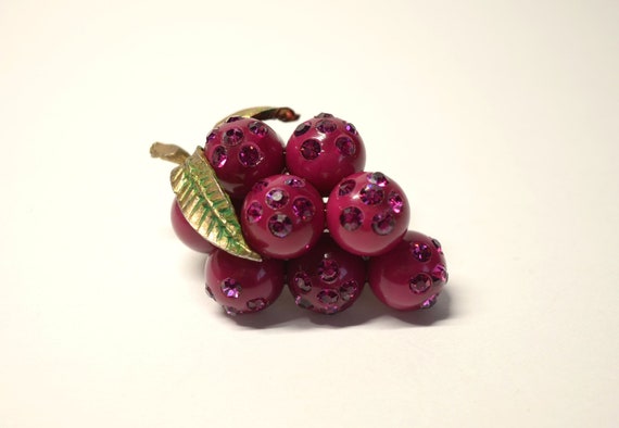 Vintage Austrian Austria 1940's Magenta Forbidden