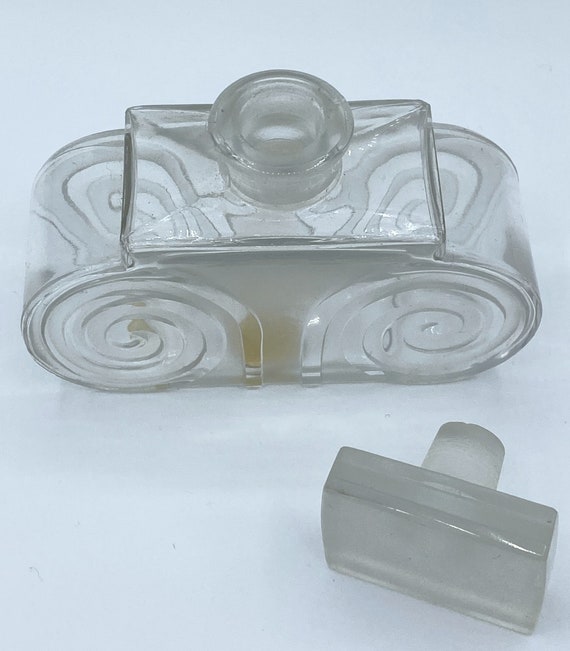 Antique Art Deco French Lentheric Miracle Clear &… - image 6