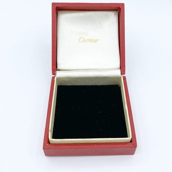 Authentic Cartier Jewelry Presentation Gift Box Empty