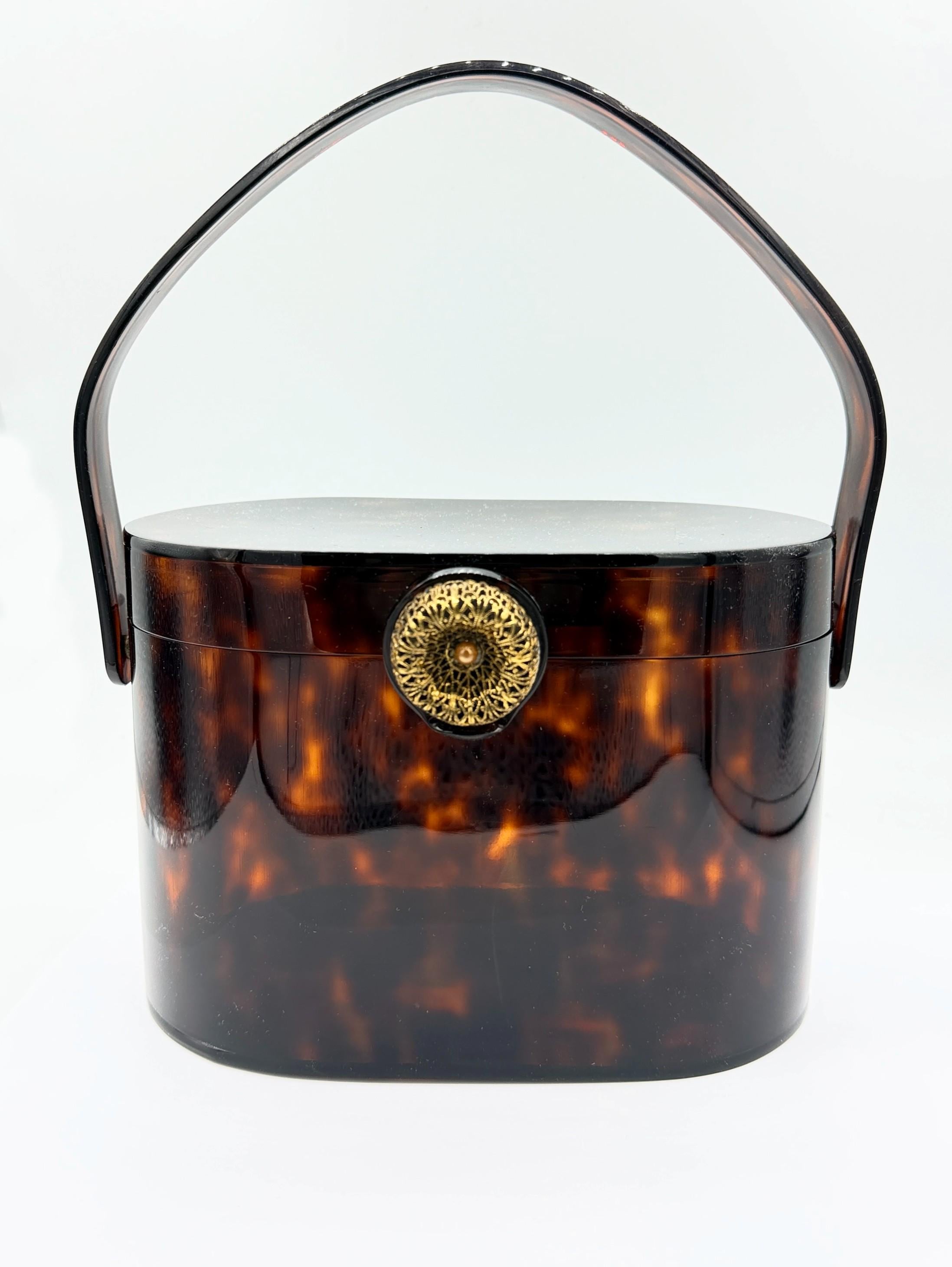 Lucite Handbag Tortoise - Etsy