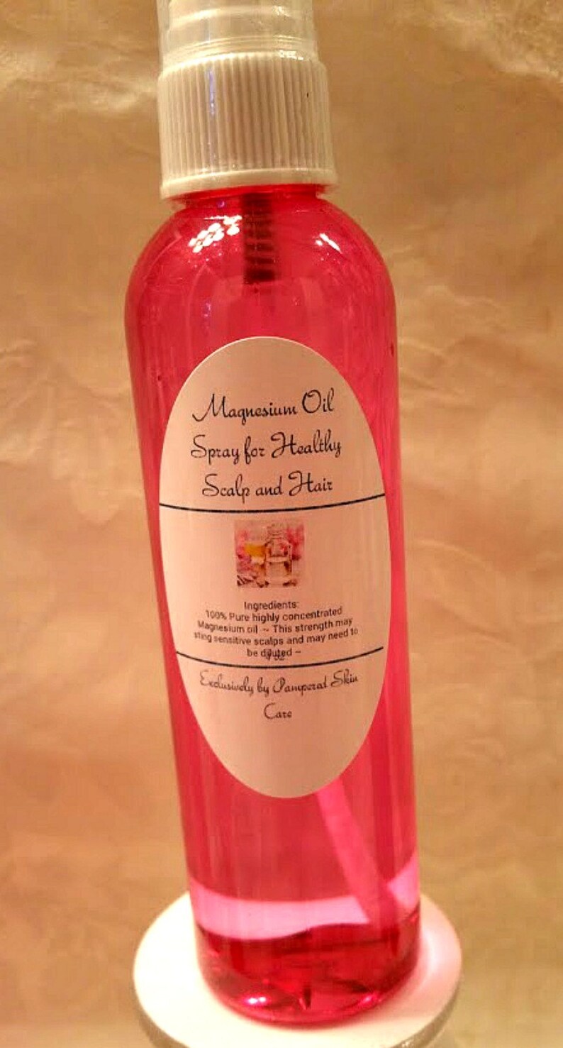 Magnesium Oil Spray for Healthy Scalp Hair Loss Gray Hair 4 Etsy