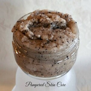 Whipped Coffee Skin Wash - Organic Coffee Seed Powder, Roasted Coffee Oil, Phytosterols, Essential Fatty Acids