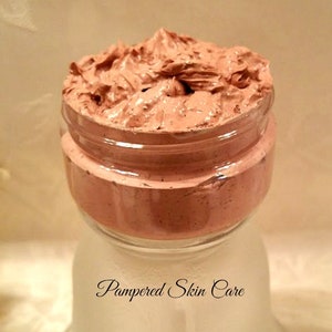 Hibiscus Rose Kaolin Clay Face Mask ~ Rose Hip Seed oil, All Skin Types