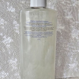 Vitamin Enriched Shampoo - 8 oz Bottle - Jojoba Oil