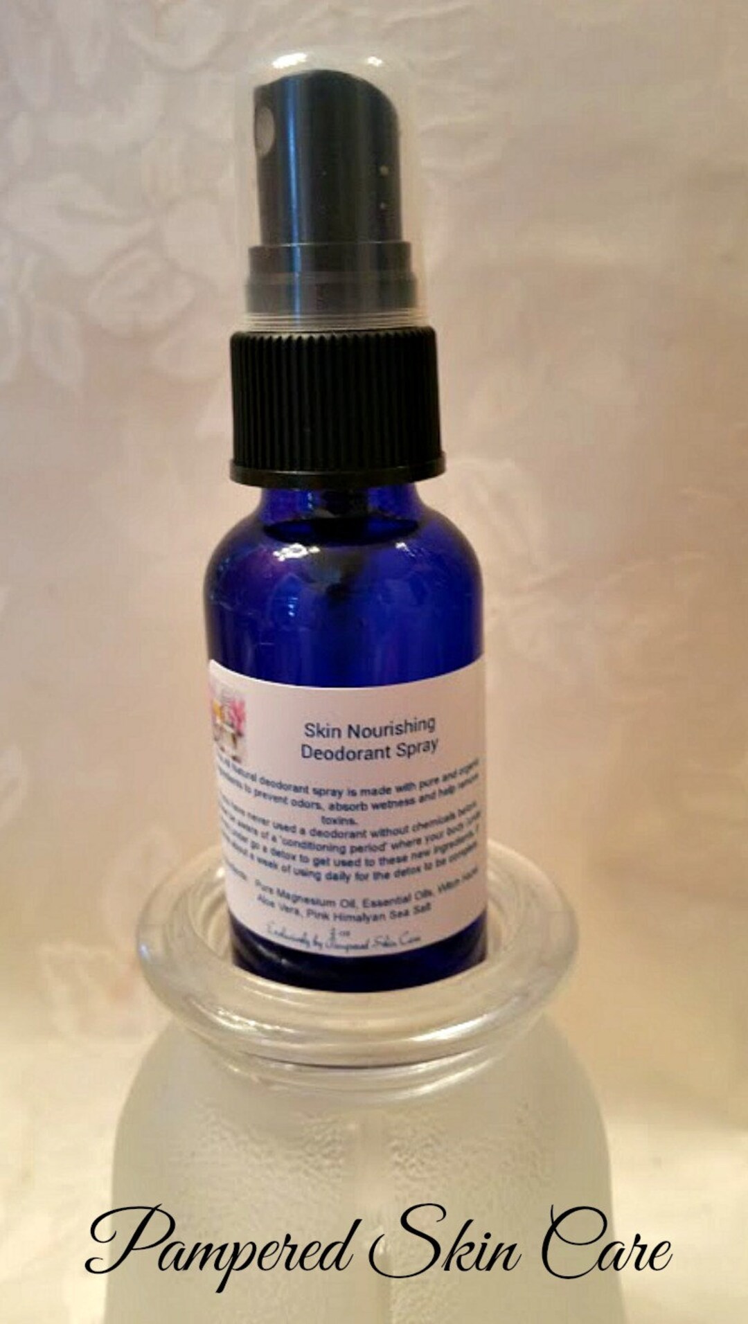 Deodorant Spray All Natural, Chemical Free, Sensitive Skin, Magnesium
