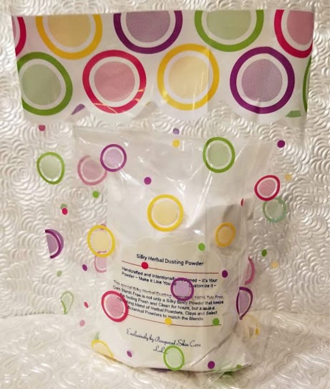 Refills Silky Herbal Dusting Powder Refill Bags Customize It 100 Talc