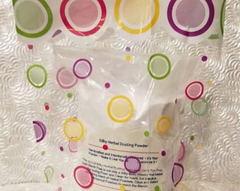 Refills!  Silky Herbal Dusting Powder ~ Refill Bags ~ Customize it ~ 100% Talc Free, Corn Starch Free, Body, Botanical