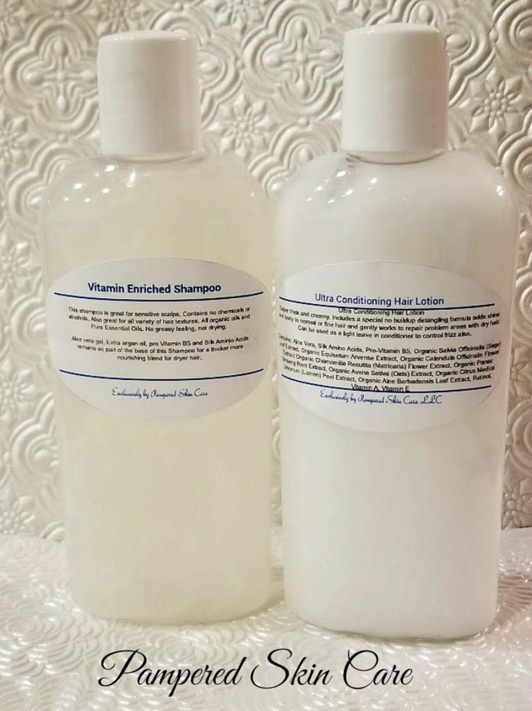 Vitamin Shampoo/ultra Conditioner Set Jojoba Oil Etsy