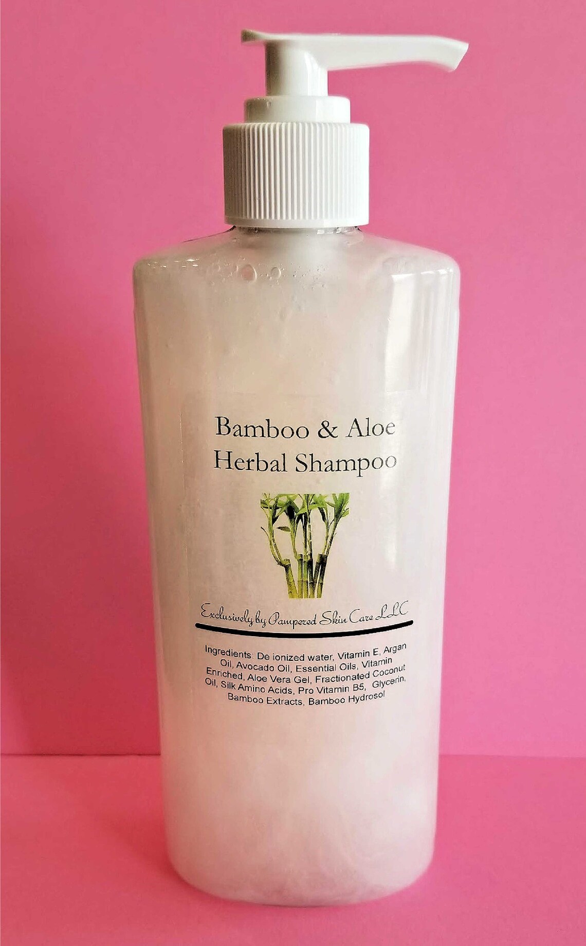 Bamboo & Aloe Herbal Shampoo Bamboo Extracts Silica Rich Etsy