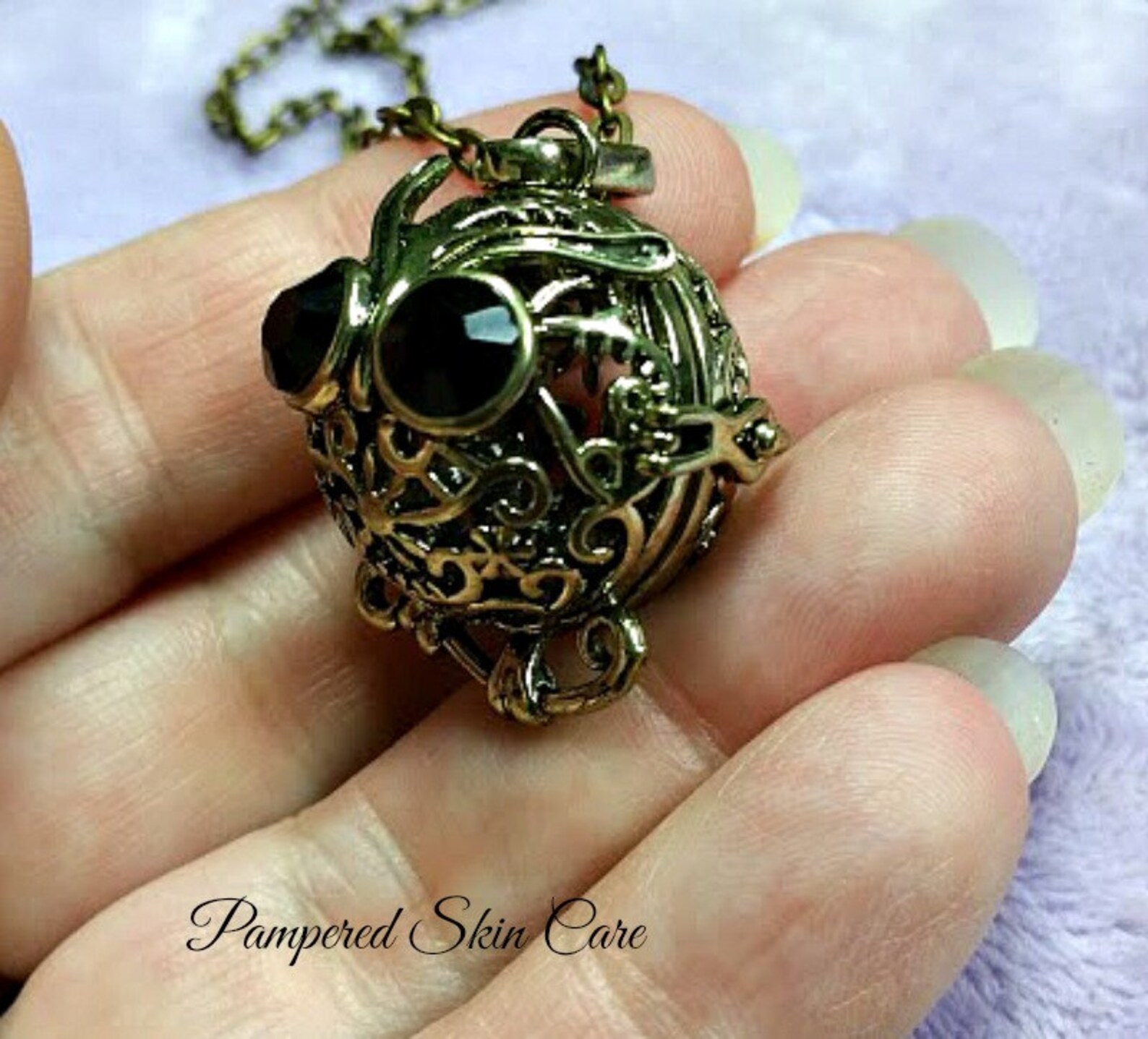 Owls Are Cool Aromatherapy Locket Lava Rock Diffuser Stress Etsy