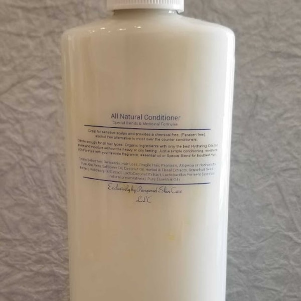 All Natural Hair & Scalp Conditioner - 8 oz Lotion Pump - Unique Formula