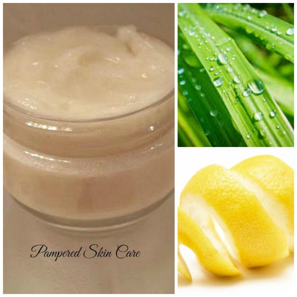 Lemongrass & Lemon Peel White Kaolin Clay Hair Treatment Mask - Lustrous Hair, Mineral Rich, Vitamin C, Scalp Exfoliation