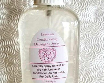 Leave-in Conditioning Detangling Spray - Best Seller! Dandruff, Hair Growth, Healthy, Enhanced with Pro-Vitamin B5, Hydrolyzed Wheat Protein