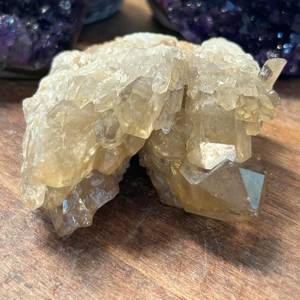 3.75" Congo Citrine Crystal Cluster | Kundalini Citrine Quartz Crystals | C81