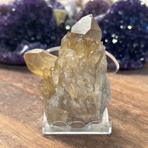 3" Congo Citrine Crystal Cluster | Kundalini Citrine Quartz Crystals | C73