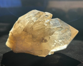3.31" Natural Congo Citrine Point | Kundalini Quartz | Unheated Citrine Crystals | Natural Lwena Citrine Gifts | A82