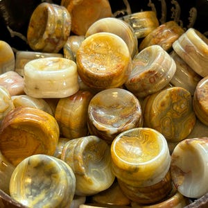 Crazy Lace Agate Crystal Sphere Stands | Great Gift for Rock Lovers!
