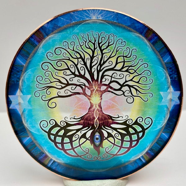 3" Tree of Life Suncatcher | Spiritual Decor Gifts | Meditation Decor Art | 111