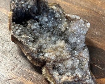 Sparkly Amethyst Cluster on Basalt Matrix | Druzy Amethyst Crystals | C88