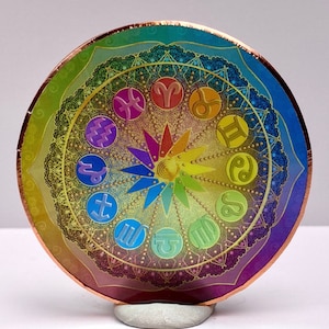 3" Zodiac Spiritual Energy Disc | Spiritual Gifts | Meditation Mindfulness Gift | Suncatcher | 1