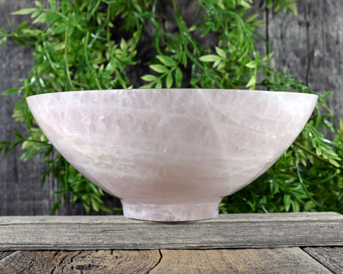 rose quartz bowl rose quartz bowl
