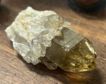 3.5" Congo Citrine Crystal Cluster | Kundalini Citrine Quartz Crystals | A107