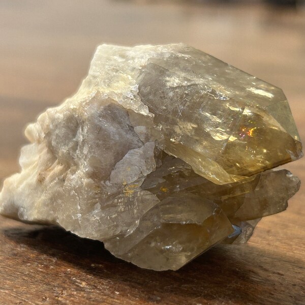 2.63" Natural Congo Citrine Point | Kundalini Quartz | Unheated Citrine Crystals | Natural Lwena Citrine Gifts | A87