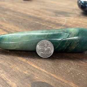 Crystal Wand | XL 5.75&quot; Green Aventurine Gemstone Wand | 1/2lb Green Crystal Wand | C120
