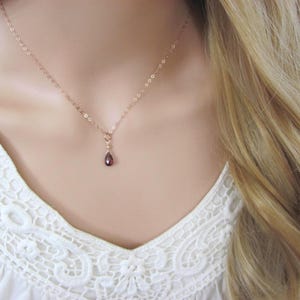 garnet necklace