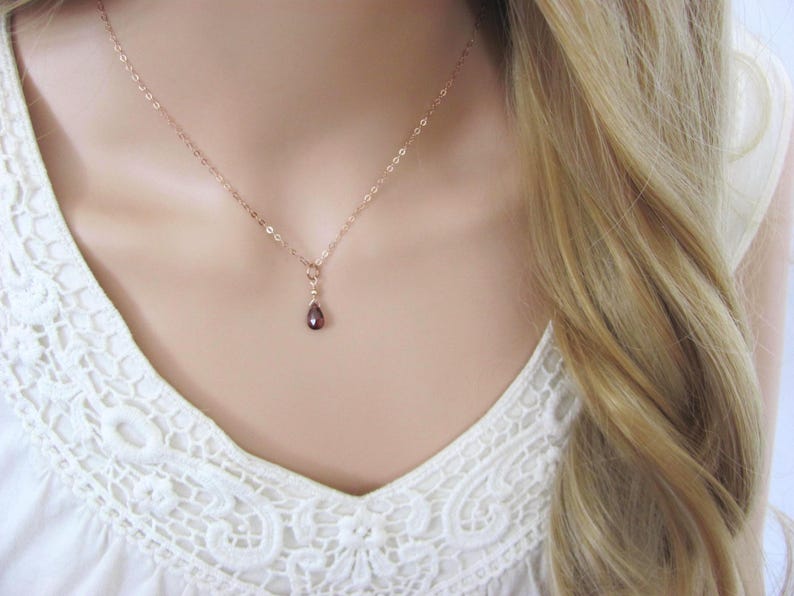 garnet necklace
