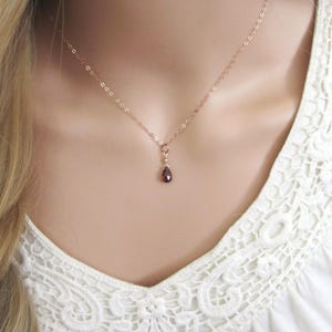 garnet necklace