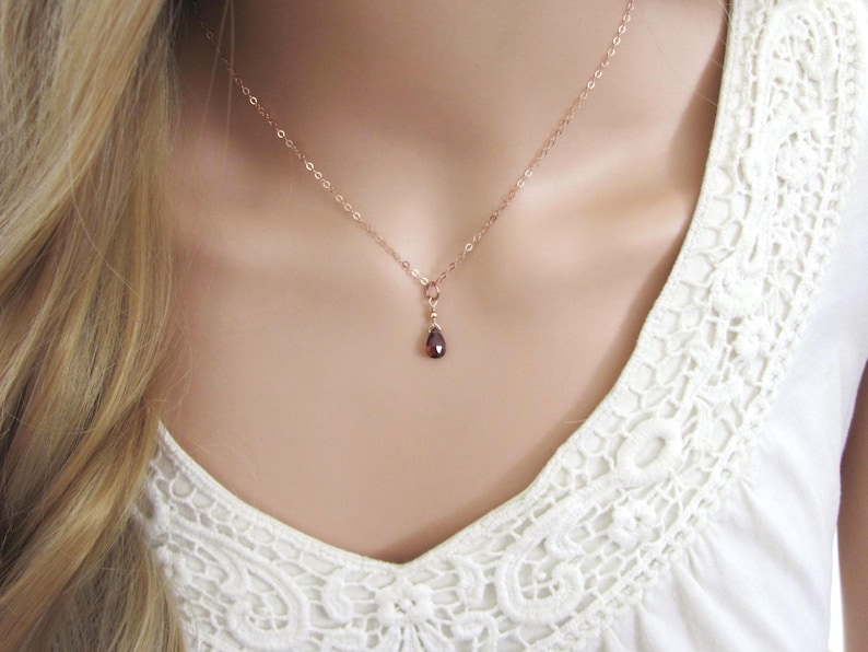 garnet necklace
