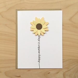 Mother's Day Card, Happy Mothers Day Card, Mothers Day Card Mother's Day Flower Card for Mom, Cute Mother's Day Card, Blank Mothers Day Card image 1