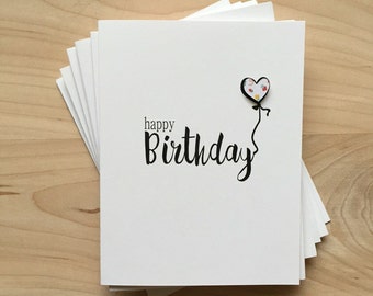 Happy Birthday Card Set, Set of 8 Birthday Cards