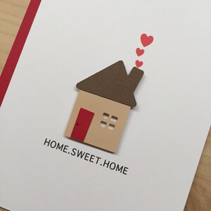 Housewarming Card, New Home Congratulations Card, Housewarming, Home Sweet Home, Congratulations on your new home, Home Sweet Home Card image 3