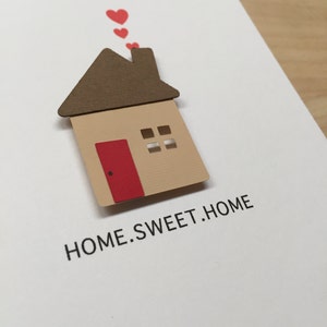 Housewarming Card, New Home Congratulations Card, Housewarming, Home Sweet Home, Congratulations on your new home, Home Sweet Home Card image 2