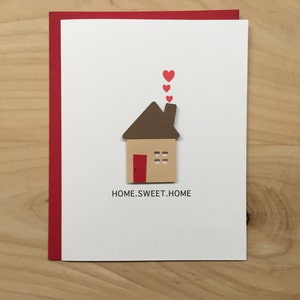 Housewarming Card, New Home Congratulations Card, Housewarming, Home Sweet Home, Congratulations on your new home, Home Sweet Home Card image 4