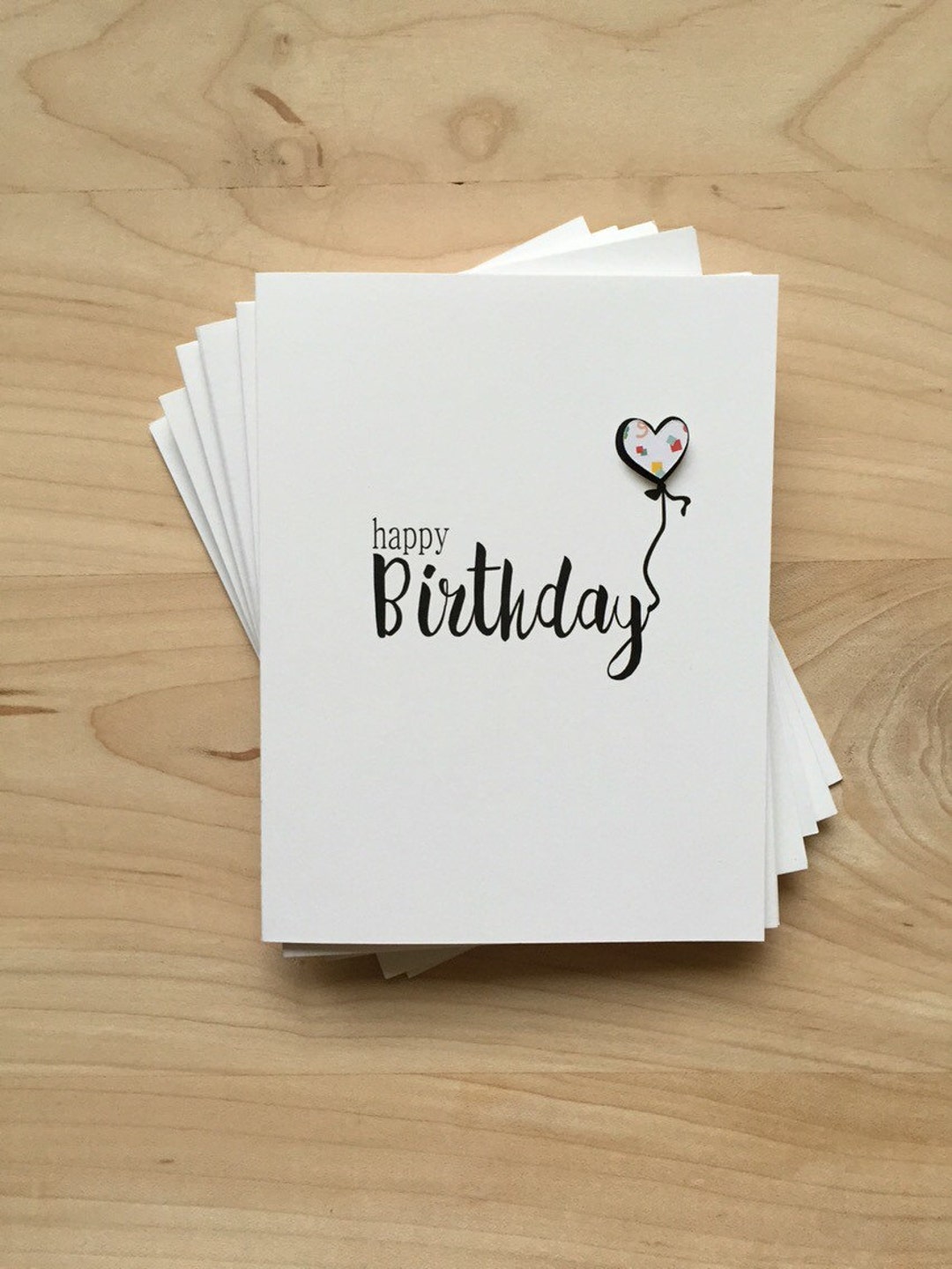 Happy Birthday Card Set, Set of 8 Birthday Cards - Etsy