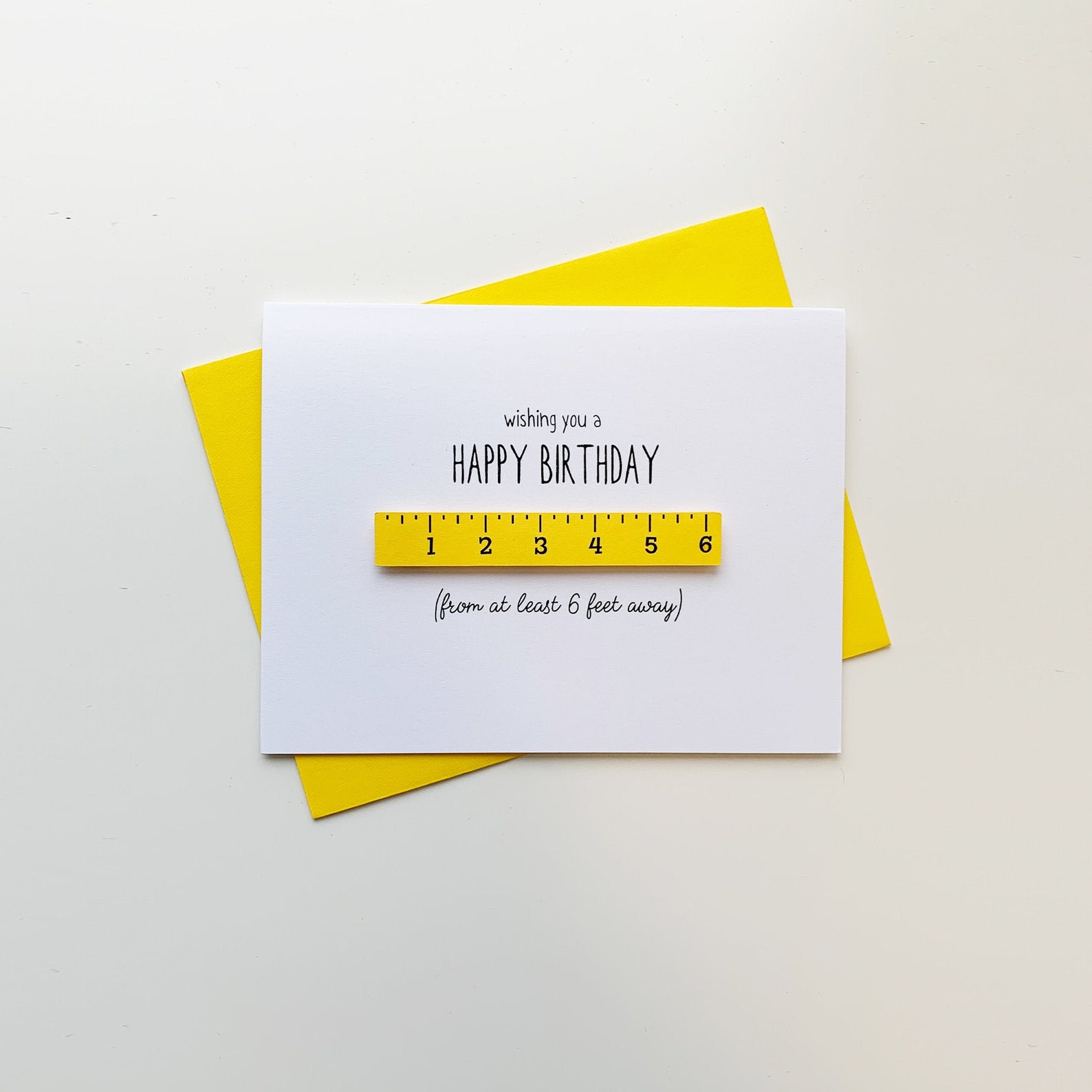 Quarantine Birthday Card, Social Distance Birthday Card, Funny ...