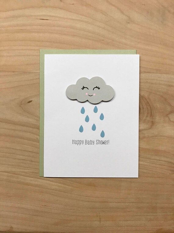 etsy baby shower cards