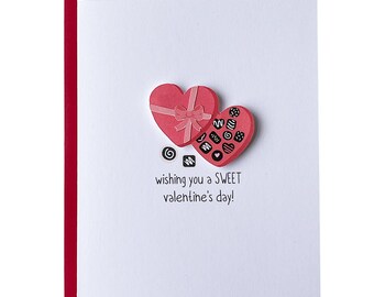 Valentine's Day Card boyfriend girlfriend spouse, Valentine's Day Card for friends, vday card, wishing you a sweet Valentine's Day Love card