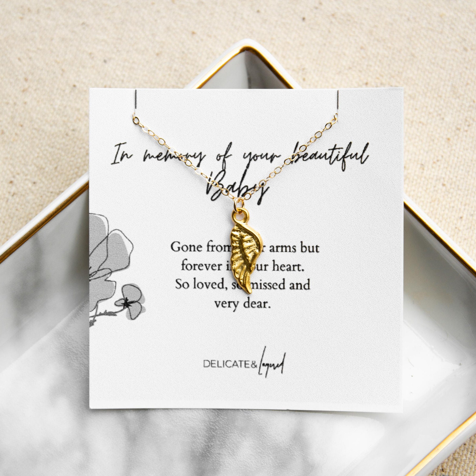 Miscarriage Gift Miscarriage Necklace Sympathy Gift Etsy