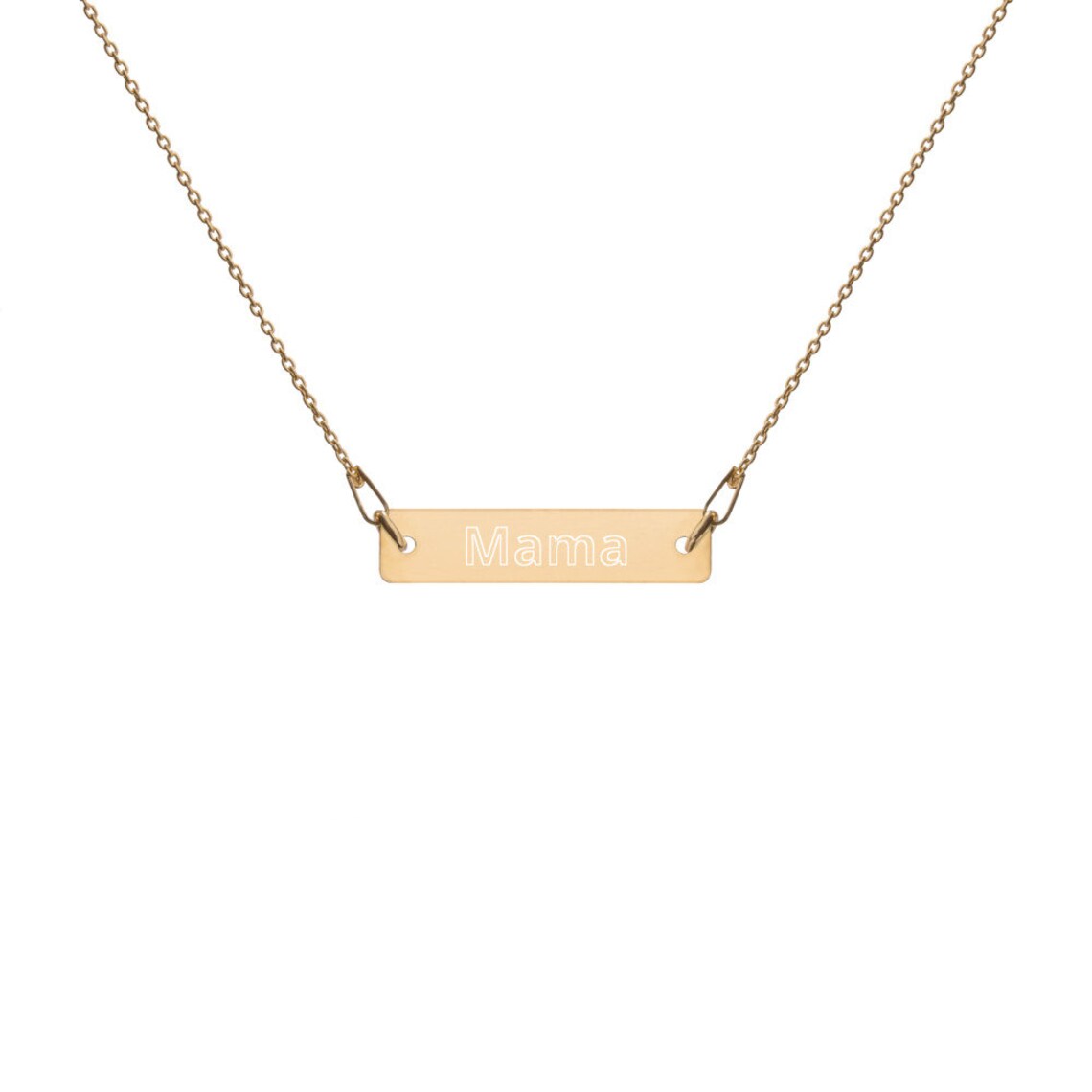 Mama Necklace Gold Mama Necklace Silver Mama Necklace Etsy