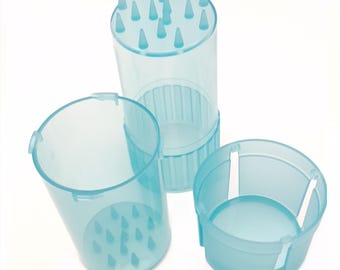 Blue Multi-Function Storage Grinder + Save-A-Bowl Silicone Band